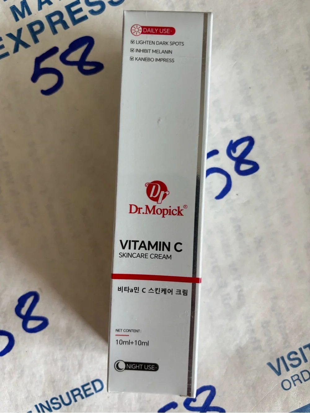 Dr. Mopick Vitamin C Skincare Cream/10ml+10ml/ Night Use